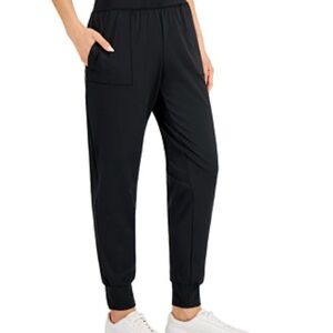 NWT ID Ideology Women's Relaxed Black Joggers. Size Large